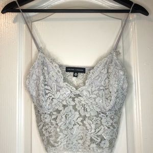 Missguided x Carli Bybel Lace Top